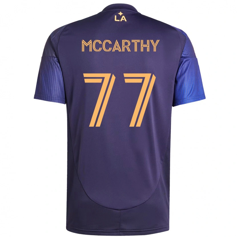 Danxen Heren John Mccarthy #77 Paars Blauw Uitshirt Uittenue 2025/26 T-Shirt