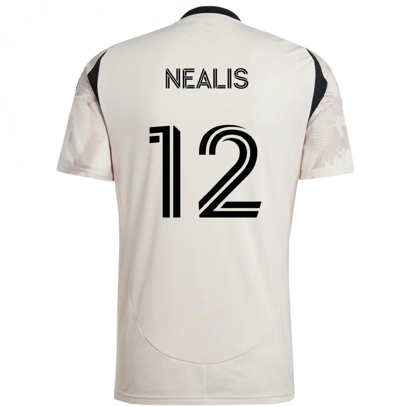 Danxen Heren Dylan Nealis #12 Beige Zwart Uitshirt Uittenue 2025/26 T-Shirt