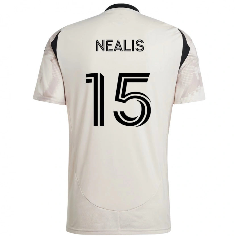 Danxen Heren Sean Nealis #15 Beige Zwart Uitshirt Uittenue 2025/26 T-Shirt