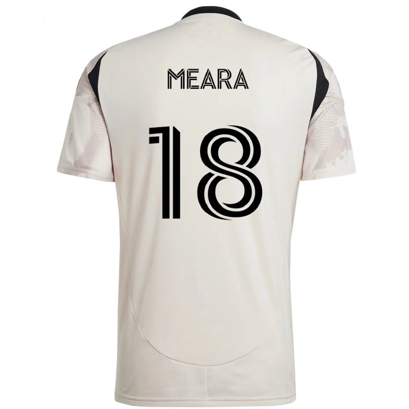 Danxen Heren Ryan Meara #18 Beige Zwart Uitshirt Uittenue 2025/26 T-Shirt