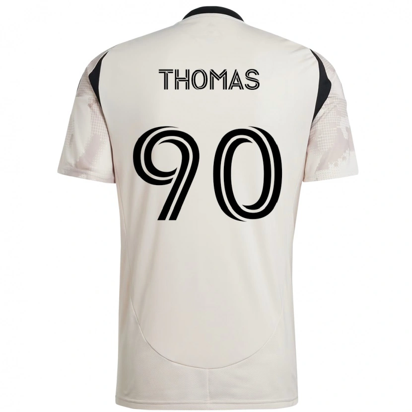 Danxen Heren Oladayo Thomas #90 Beige Zwart Uitshirt Uittenue 2025/26 T-Shirt