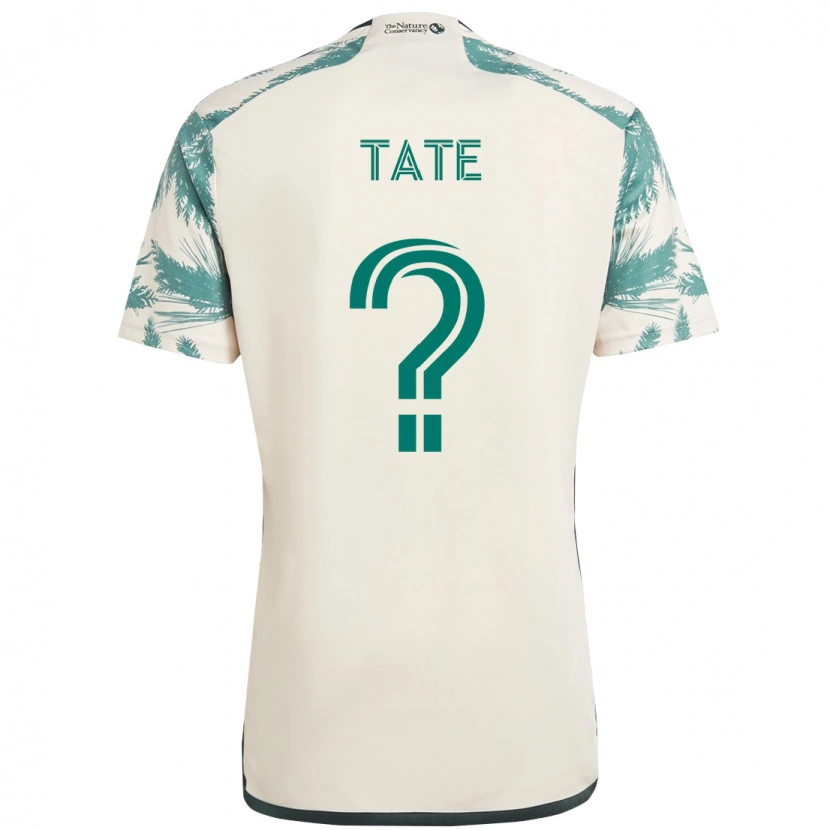 Danxen Heren Hudson Tate #0 Beige Groen Uitshirt Uittenue 2025/26 T-Shirt