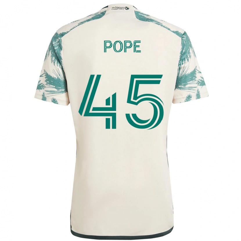 Danxen Heren Blake Pope #45 Beige Groen Uitshirt Uittenue 2025/26 T-Shirt