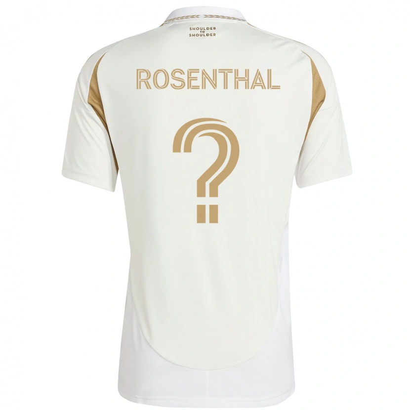 Danxen Heren Charlie Rosenthal #0 Wit Bruin Uitshirt Uittenue 2025/26 T-Shirt