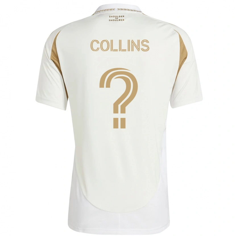 Danxen Heren Slate Collins #0 Wit Bruin Uitshirt Uittenue 2025/26 T-Shirt