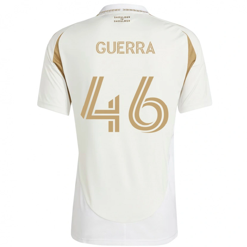 Danxen Heren Decarlo Guerra #46 Wit Bruin Uitshirt Uittenue 2025/26 T-Shirt