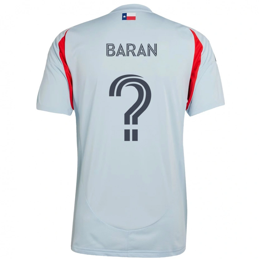 Danxen Heren Daniel Baran #0 Lichtblauw Rood Uitshirt Uittenue 2025/26 T-Shirt