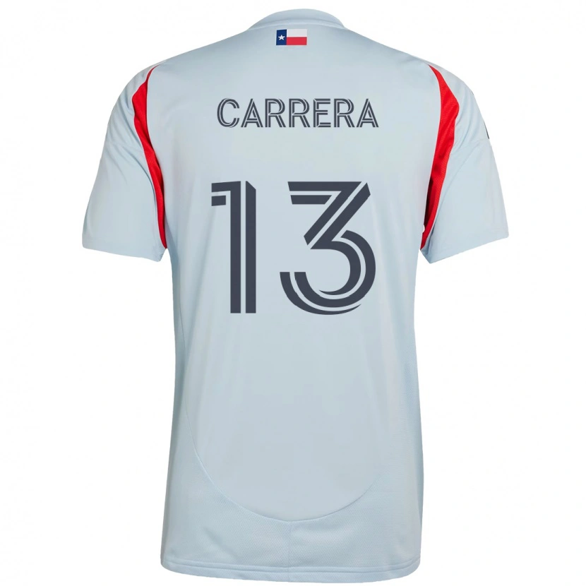 Danxen Heren Antonio Carrera #13 Lichtblauw Rood Uitshirt Uittenue 2025/26 T-Shirt