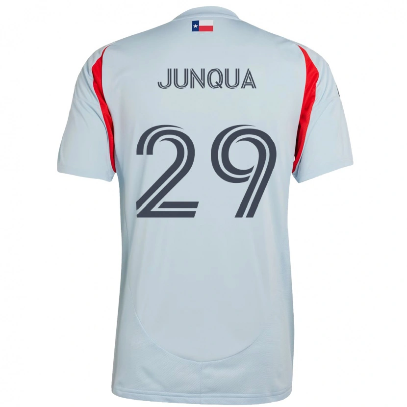 Danxen Heren Sam Junqua #29 Lichtblauw Rood Uitshirt Uittenue 2025/26 T-Shirt