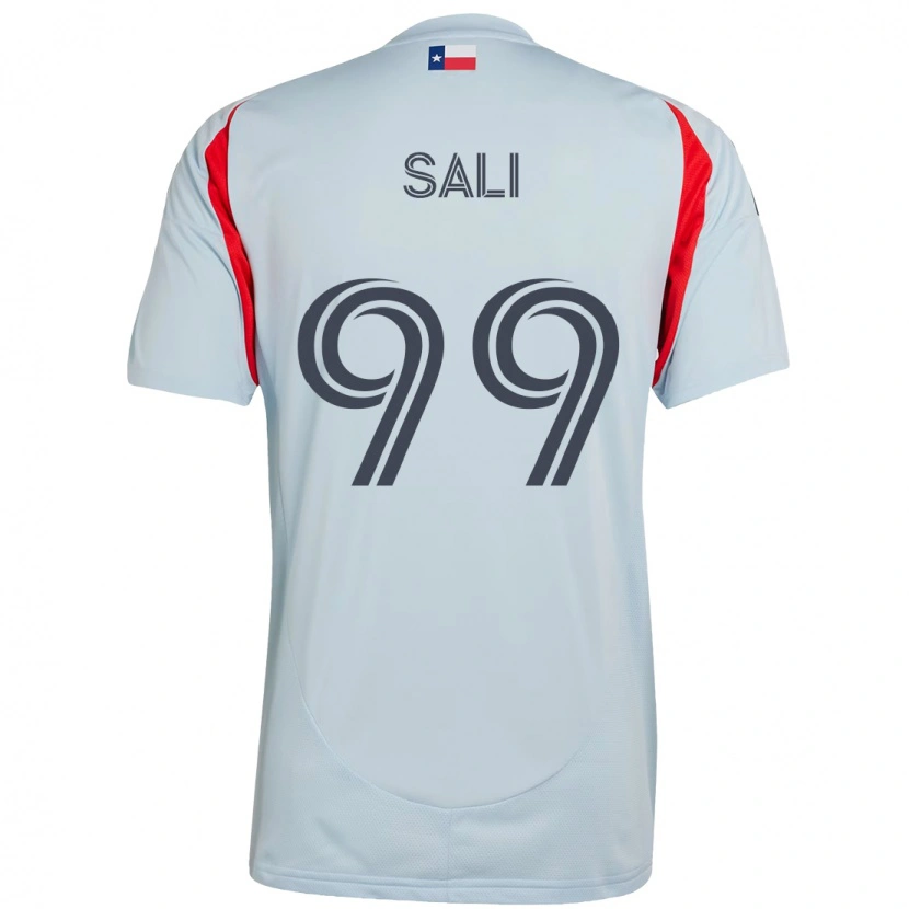 Danxen Heren Enes Sali #99 Lichtblauw Rood Uitshirt Uittenue 2025/26 T-Shirt