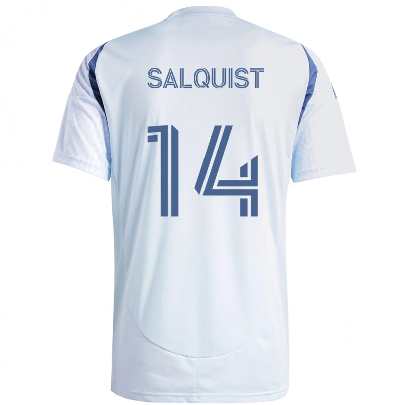 Danxen Heren Tobias Salquist #14 Licht Hemelsblauwblauw Uitshirt Uittenue 2025/26 T-Shirt