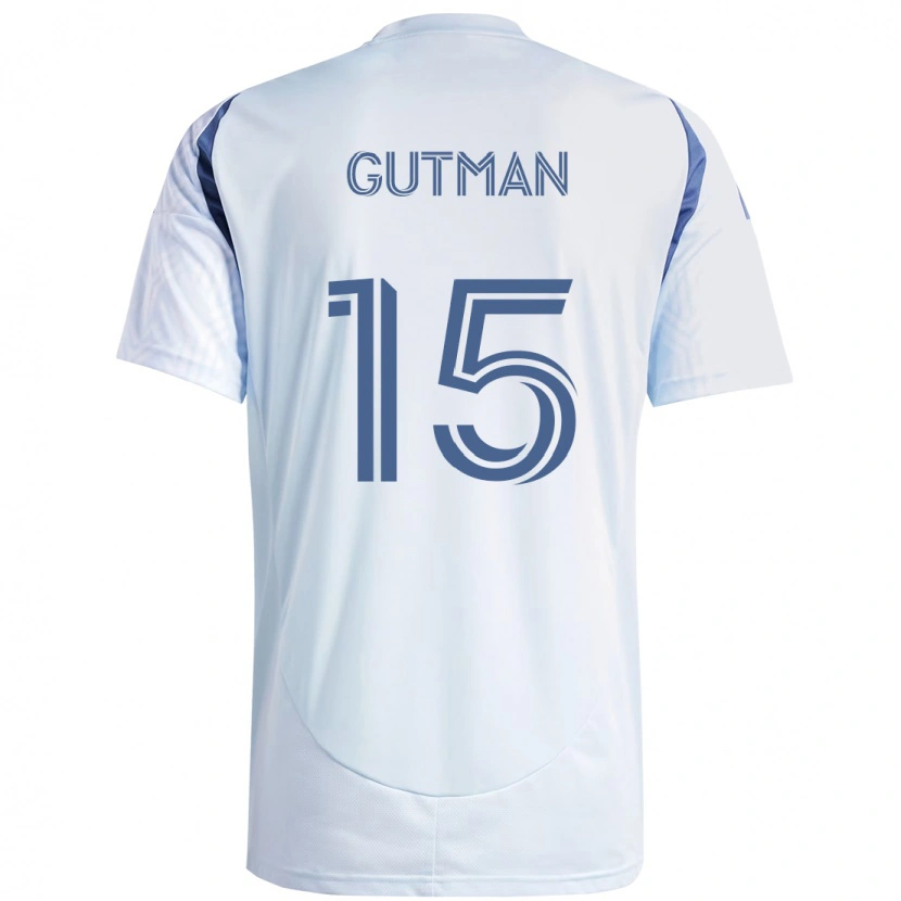 Danxen Heren Andrew Gutman #15 Licht Hemelsblauwblauw Uitshirt Uittenue 2025/26 T-Shirt