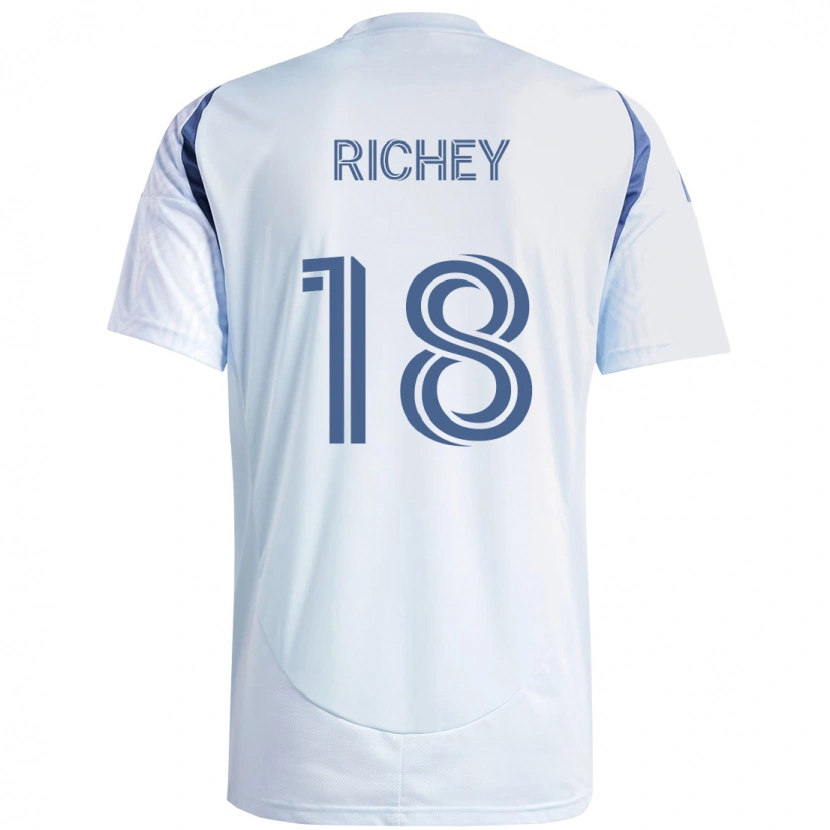 Danxen Heren Spencer Richey #18 Licht Hemelsblauwblauw Uitshirt Uittenue 2025/26 T-Shirt