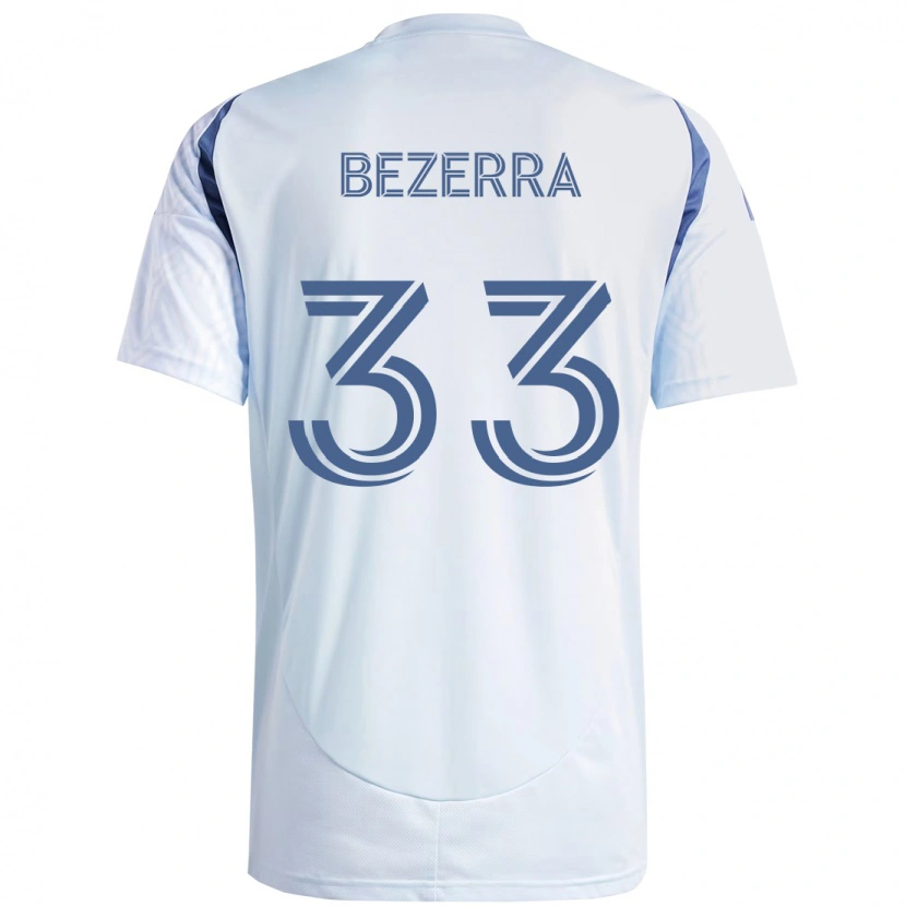 Danxen Heren Victor Bezerra #33 Licht Hemelsblauwblauw Uitshirt Uittenue 2025/26 T-Shirt