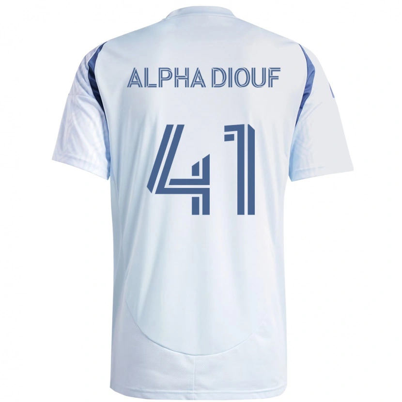 Danxen Heren Jean Alpha Diouf #41 Licht Hemelsblauwblauw Uitshirt Uittenue 2025/26 T-Shirt
