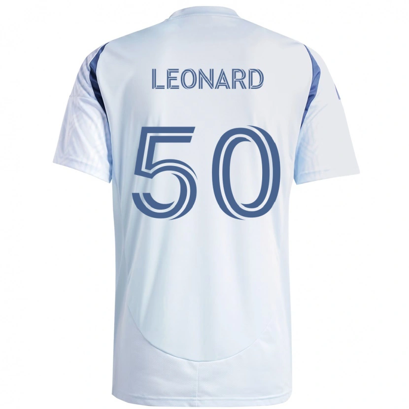 Danxen Heren Eric Leonard #50 Licht Hemelsblauwblauw Uitshirt Uittenue 2025/26 T-Shirt