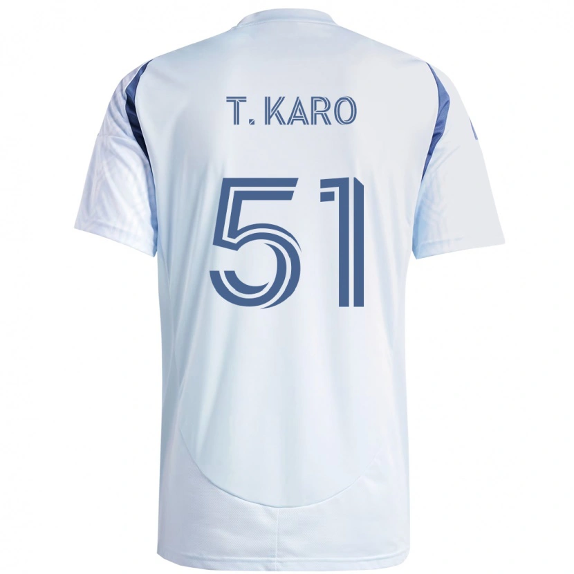 Danxen Heren David Tchétchao Karo #51 Licht Hemelsblauwblauw Uitshirt Uittenue 2025/26 T-Shirt