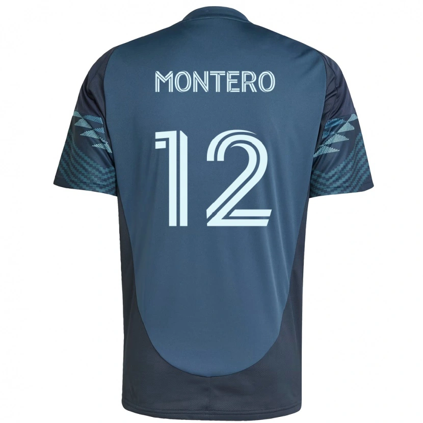 Danxen Heren Fredy Montero #12 Lichtblauw Uitshirt Uittenue 2025/26 T-Shirt