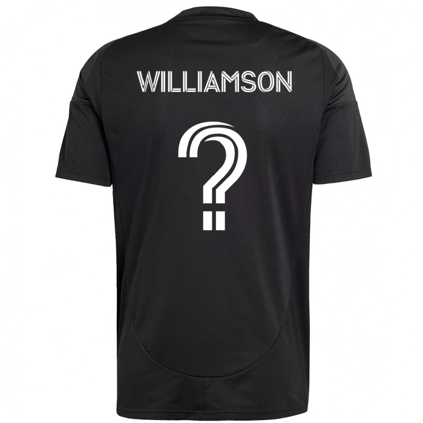 Danxen Heren Eryk Williamson #0 Zwart Wit Uitshirt Uittenue 2025/26 T-Shirt