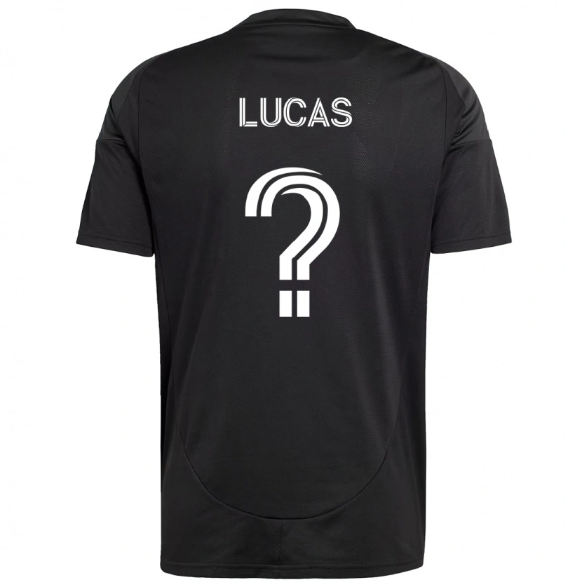 Danxen Heren Amare Lucas #0 Zwart Wit Uitshirt Uittenue 2025/26 T-Shirt