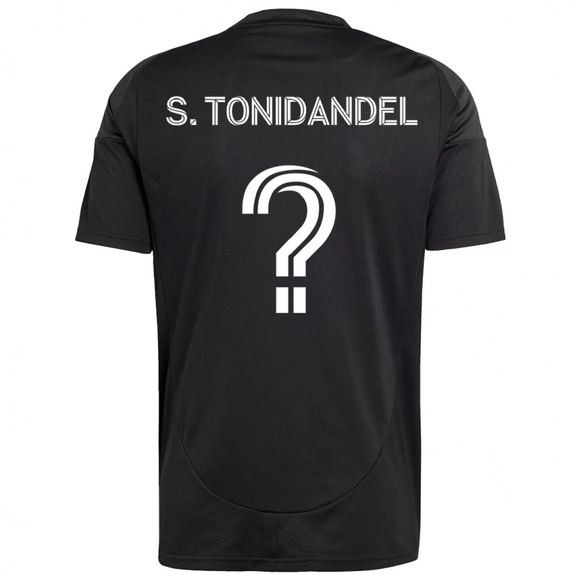 Danxen Heren Simon Tonidandel #0 Zwart Wit Uitshirt Uittenue 2025/26 T-Shirt