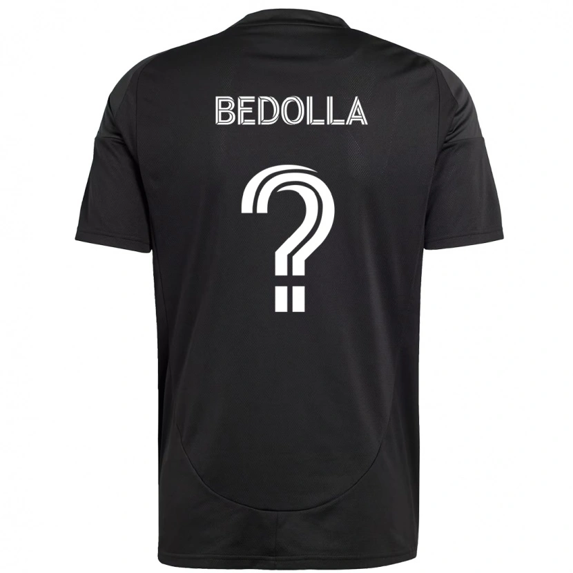 Danxen Heren Brando Bedolla #0 Zwart Wit Uitshirt Uittenue 2025/26 T-Shirt