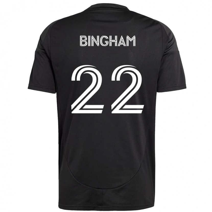 Danxen Heren David Bingham #22 Zwart Wit Uitshirt Uittenue 2025/26 T-Shirt