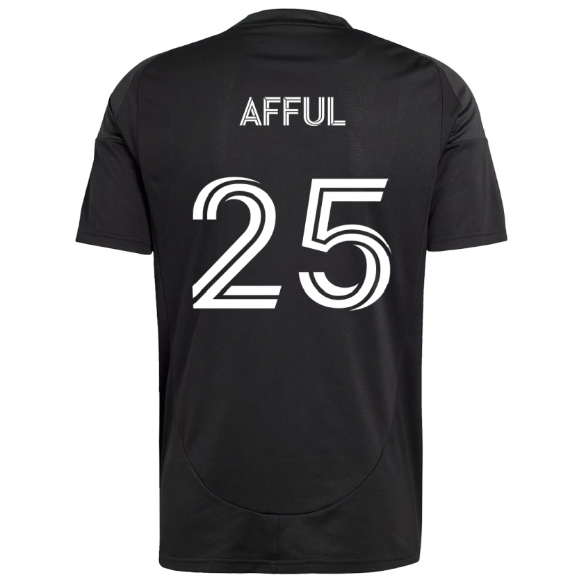 Danxen Heren Harrison Afful #25 Zwart Wit Uitshirt Uittenue 2025/26 T-Shirt