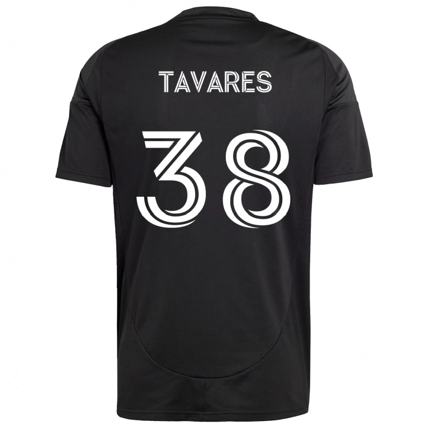 Danxen Heren Iuri Tavares #38 Zwart Wit Uitshirt Uittenue 2025/26 T-Shirt