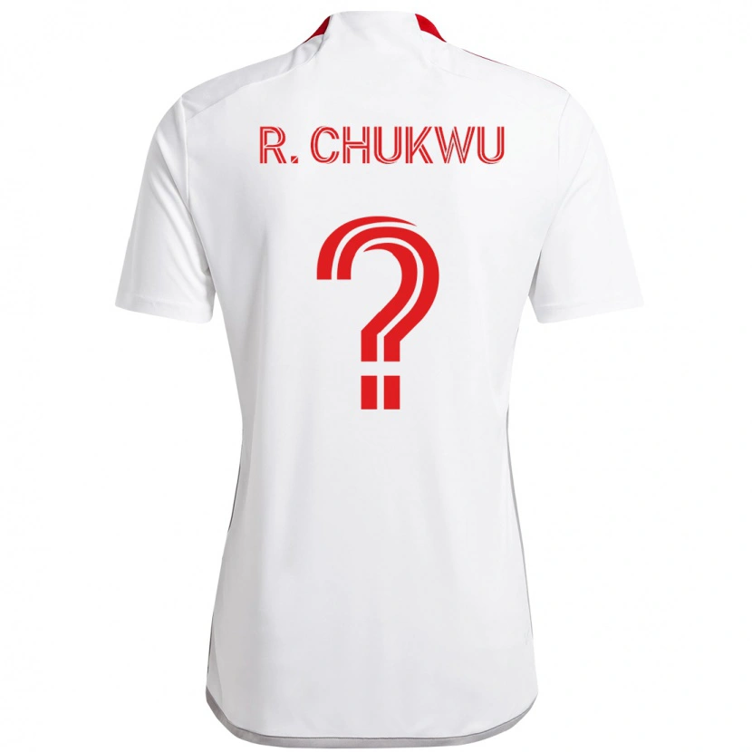 Danxen Heren Richard Chukwu #0 Wit Rood Uitshirt Uittenue 2025/26 T-Shirt