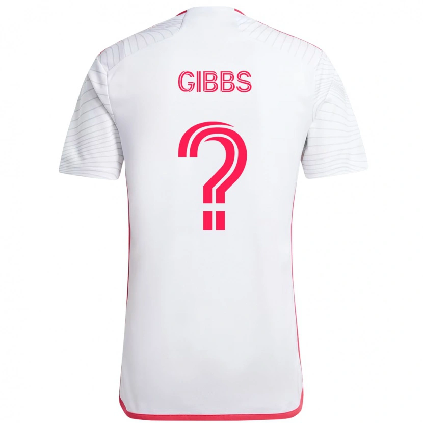 Danxen Heren Ryley Gibbs #0 Wit Magenta Uitshirt Uittenue 2025/26 T-Shirt