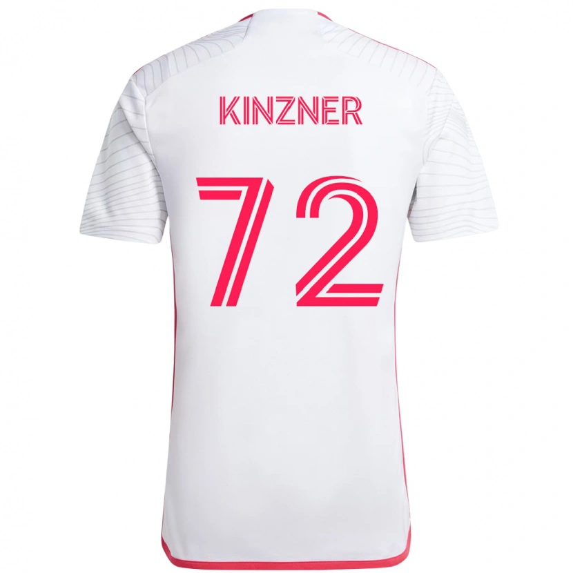 Danxen Heren Eric Kinzner #72 Wit Magenta Uitshirt Uittenue 2025/26 T-Shirt