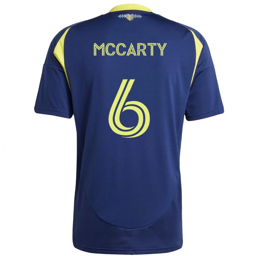 Danxen Heren Dax Mccarty #6 Marineblauw Geel Uitshirt Uittenue 2025/26 T-Shirt