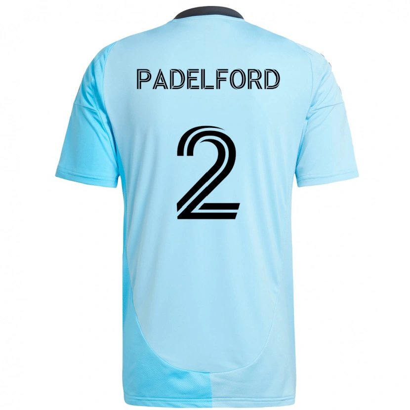 Danxen Heren Devin Padelford #2 Hemelsblauw Uitshirt Uittenue 2025/26 T-Shirt