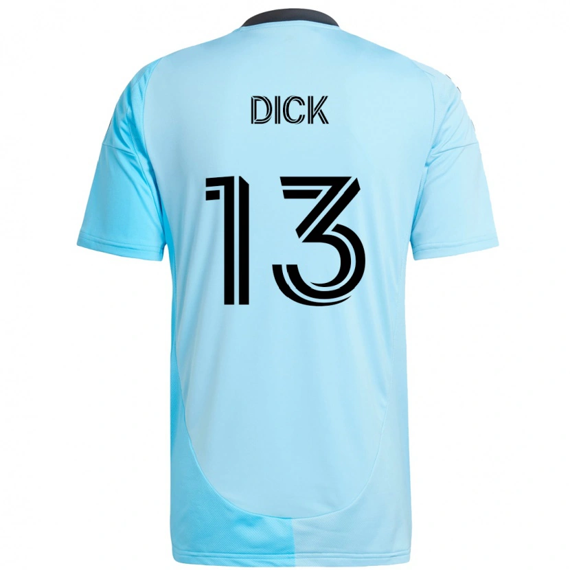 Danxen Heren Eric Dick #13 Hemelsblauw Uitshirt Uittenue 2025/26 T-Shirt