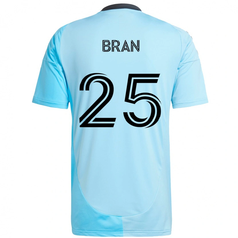 Danxen Heren Alejandro Bran #25 Hemelsblauw Uitshirt Uittenue 2025/26 T-Shirt