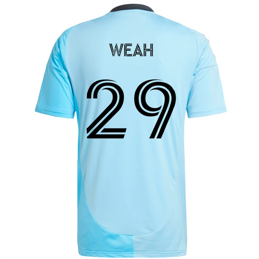 Danxen Heren Patrick Weah #29 Hemelsblauw Uitshirt Uittenue 2025/26 T-Shirt