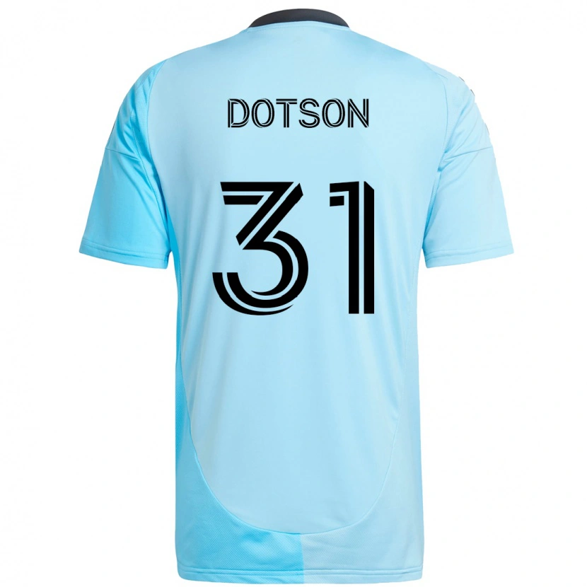 Danxen Heren Hassani Dotson #31 Hemelsblauw Uitshirt Uittenue 2025/26 T-Shirt