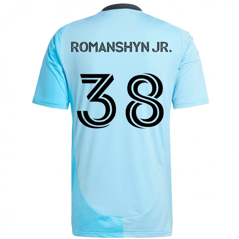 Danxen Heren Kage Romanshyn Jr. #38 Hemelsblauw Uitshirt Uittenue 2025/26 T-Shirt