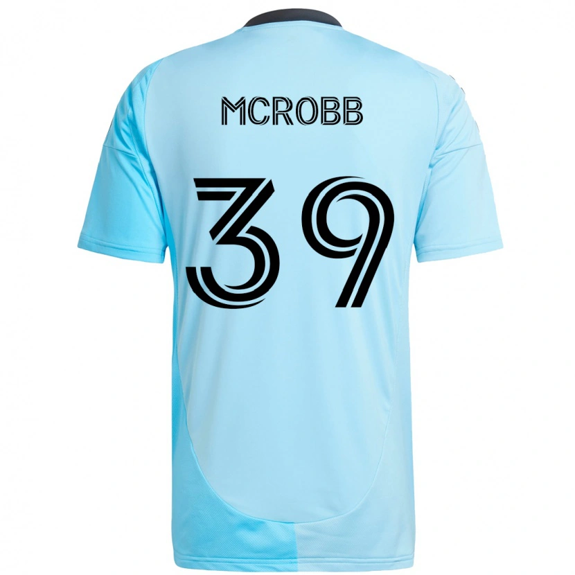 Danxen Heren Finn Mcrobb #39 Hemelsblauw Uitshirt Uittenue 2025/26 T-Shirt