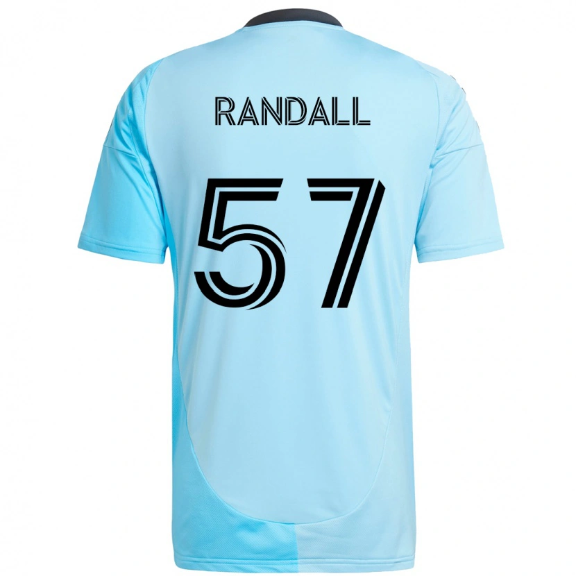 Danxen Heren Darius Randell #57 Hemelsblauw Uitshirt Uittenue 2025/26 T-Shirt