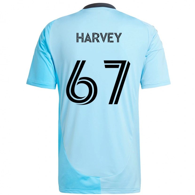 Danxen Heren Carlos Harvey #67 Hemelsblauw Uitshirt Uittenue 2025/26 T-Shirt