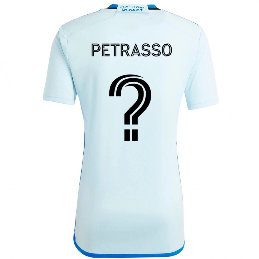 Danxen Heren Luca Petrasso #0 Hemelsblauw Donkerblauw Uitshirt Uittenue 2025/26 T-Shirt