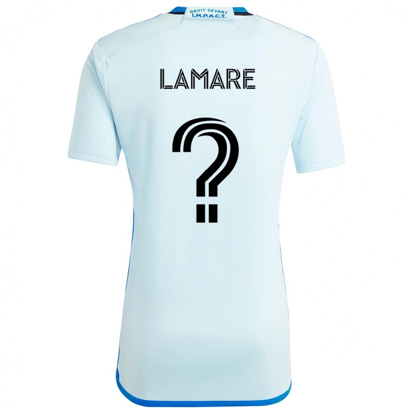 Danxen Heren Samuel Lamare #0 Hemelsblauw Donkerblauw Uitshirt Uittenue 2025/26 T-Shirt
