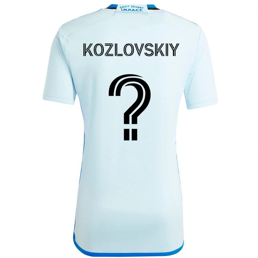Danxen Heren Sergei Kozlovskiy #0 Hemelsblauw Donkerblauw Uitshirt Uittenue 2025/26 T-Shirt