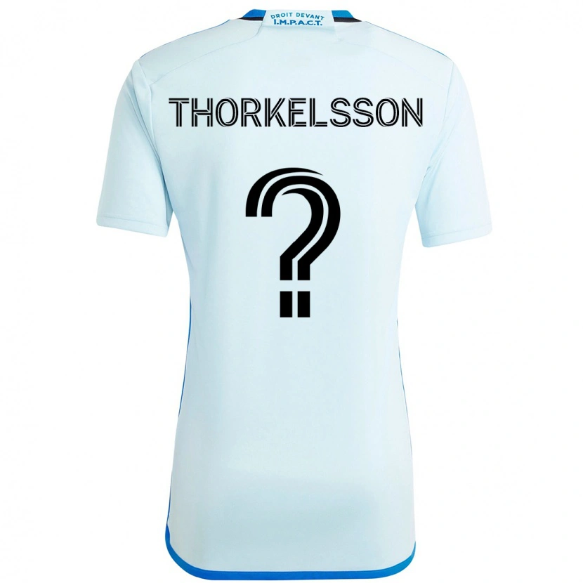 Danxen Heren Róbert Orri Thorkelsson #0 Hemelsblauw Donkerblauw Uitshirt Uittenue 2025/26 T-Shirt