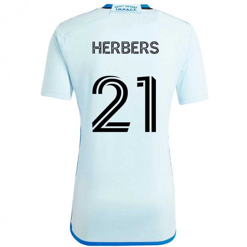 Danxen Heren Fabian Herbers #21 Hemelsblauw Donkerblauw Uitshirt Uittenue 2025/26 T-Shirt
