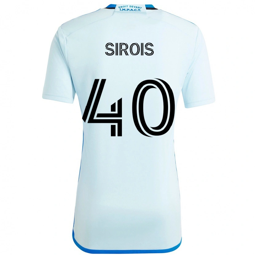 Danxen Heren Jonathan Sirois #40 Hemelsblauw Donkerblauw Uitshirt Uittenue 2025/26 T-Shirt