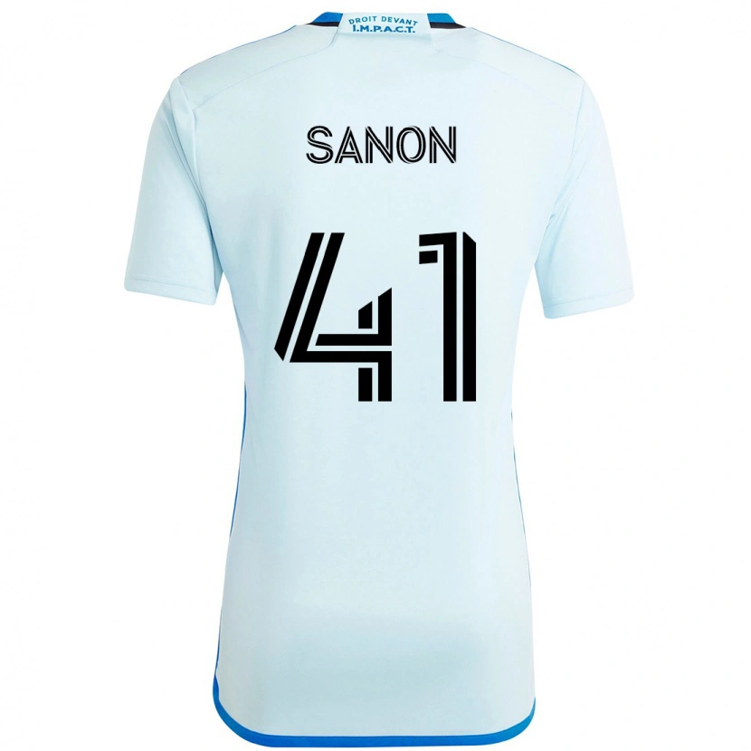 Danxen Heren Jérémy Sanon #41 Hemelsblauw Donkerblauw Uitshirt Uittenue 2025/26 T-Shirt