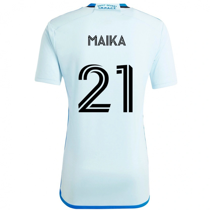 Danxen Heren Pouliot Maika #21 Hemelsblauw Donkerblauw Uitshirt Uittenue 2025/26 T-Shirt